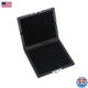 Kodrily Reed Case Wood 3 Slots Pu Leather Bassoon Reed Case Holder Black
