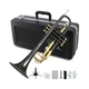 ROWELL Bb Trumpet Professional Trumpets for Adult Standard Trumpet Set for Be...