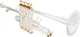 XO 1700RS Professional Series Bb/A Piccolo Trumpet - Rose Brass Bell - Silver