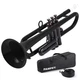 PAMPET Professional Plastic Bb Trumpet Standard Trumpet Set for Student Beginner