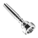 Biaungdo Trumpet Mouthpiece, Silver Plated 7C Trumpet Mouthpiece Brass Mouthp...