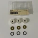 Curry Sound Sleeve C-Caps Size 1 Silver Bottom Valve Caps Yamaha Trumpet Set (3)