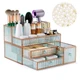 Yd Youdepot Youdepot Makeup Organizer Countertop - Tempered Glass Vanity