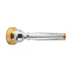 Bach Gold Rim Trumpet Mouthpiece - 1HC 1 1/2C