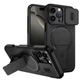 For iPhone 17 Pro Max 16 15 14 Magnetic Kickstand Slide Lens PC+TPU Armor Case
