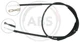 K18618 A.B.S. Cable pull, parking brake for Audi, Seat