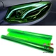 Car Taillight Headlight Fog Light Light Self-Adhesive Tint Film, 12&times;48 Green