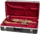 Crossrock Trumpet Case Bb Horn Black Velvet Interior Security Lock CRA865TRBK