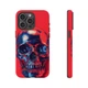 Metal Skull Tough Case For IPhone , Phone Cover Protective
