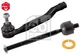 For FEBI 39822 TIE ROD WITH TIE ROD END, NUT AND LOCK NUT